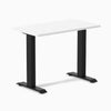 Desky fixed mini melamine desk white melamine