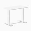Desky fixed mini melamine desk white melamine