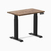 Desky Dual Mini Hardwood Sit Stand Desk-Hardwood Natural Walnut DeskyÌâå¨