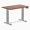 Desky Dual Mini Hardwood Sit Stand Desk-Dual Desks-Desky-Walnut-1000x600mm-Grey-Desky® Australia