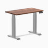 Desky Dual Mini Hardwood Sit Stand Desk-Dual Desks-Desky-Walnut-900x500mm-Grey-Desky® Australia
