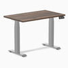 Desky Dual Mini Sit Stand Desk-Dual Desks-Desky-Jarrah Legno-1000x600mm-Grey-Desky® Australia