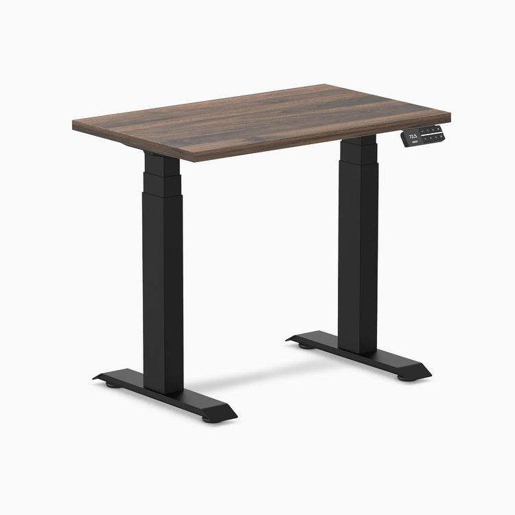Desky Dual Mini Sit Stand Desk-jarrah legno DeskyÌâå¨