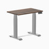 Desky Dual Mini Sit Stand Desk-Dual Desks-Desky-Jarrah Legno-800x500mm-Grey-Desky® Australia