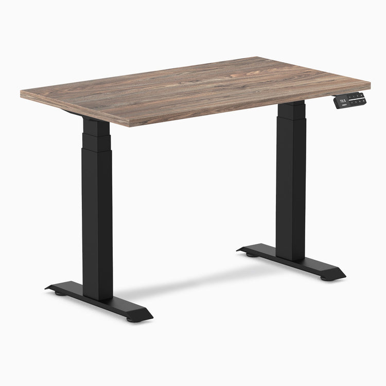 Desky Dual Mini Sit Stand Desk-natural walnut DeskyÌâå¨