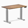 Desky Dual Mini Hardwood Sit Stand Desk-Dual Desks-Desky-Pheasantwood-1000x600mm-Grey-Desky® Australia