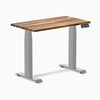 Desky Dual Mini Hardwood Sit Stand Desk-Dual Desks-Desky-Pheasantwood-900x500mm-Grey-Desky® Australia