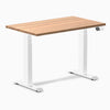 Desky Dual Mini Hardwood Sit Stand Desk - Red Oak Desky®