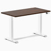 Dual mini rubberwood dark walnut standing desk - Desky