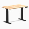 Dual mini rubberwood natural standing desk - Desky