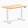 Dual mini rubberwood natural standing desk - Desky