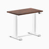 dual mini softwood standing desk american rustic pine - Desky