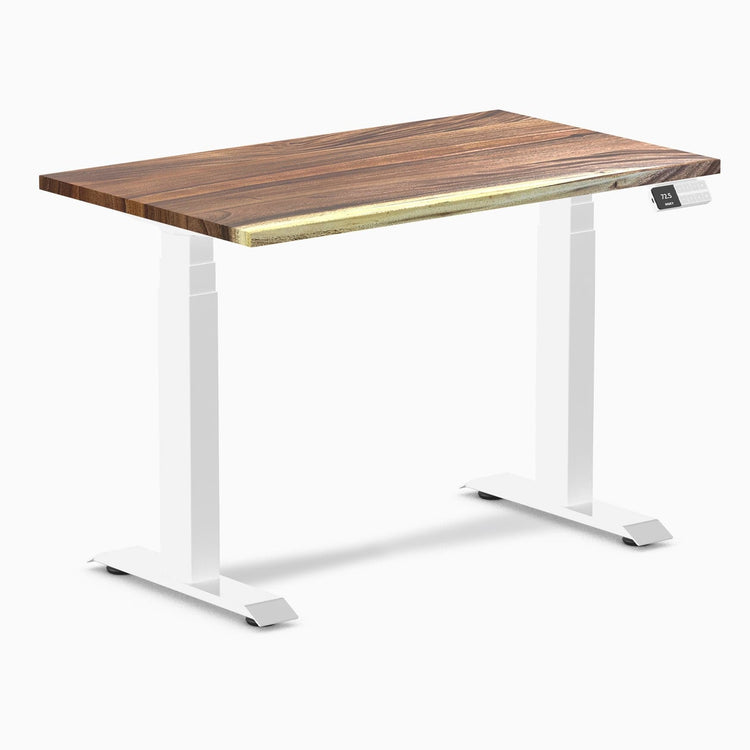 Desky Dual Mini Hardwood Sit Stand Desk-Hardwood Saman DeskyÌâå¨