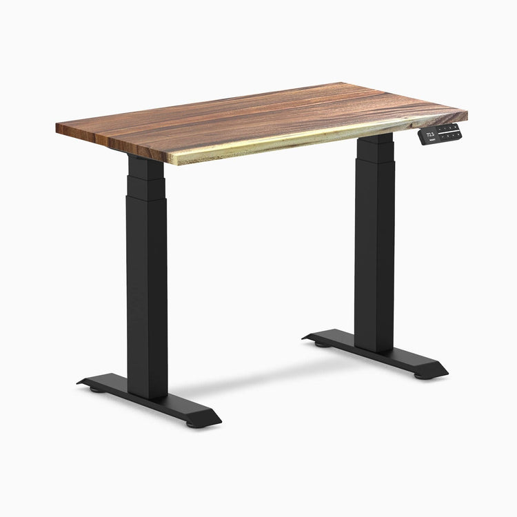 Desky Dual Mini Hardwood Sit Stand Desk-Hardwood Saman DeskyÌâå¨