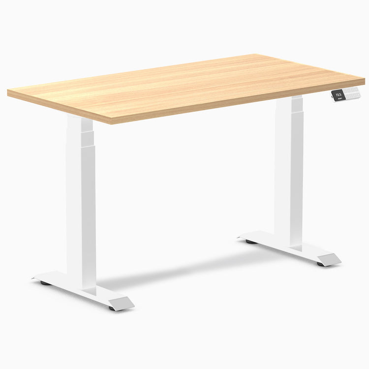 Desky Dual Mini Sit Stand Desk-sublime teak DeskyÌâå¨