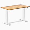 Desky Dual Mini Hardwood Sit Stand Desk-Hardwood Teak DeskyÌâå¨