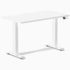 Desky Dual Mini Sit Stand Desk-White melamine DeskyÌâå¨