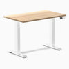 Desky Dual Mini Hardwood Sit Stand Desk-White Ash Desky®