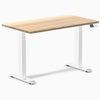 Desky Dual Mini Hardwood Sit Stand Desk-Hardwood White Ash DeskyÌâå¨