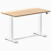 Desky Dual Mini Hardwood Sit Stand Desk-White Ash Desky®