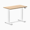 Desky Dual Mini Hardwood Sit Stand Desk-White Ash Desky®