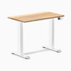 Desky Dual Mini Hardwood Sit Stand Desk-White Oak Desky®