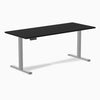 Electric single stand up desk black  - Desky