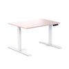 Desky Dual Scalloped Melamine Sit Stand Desk Pastel Pink Small 1200x750mm - Desky