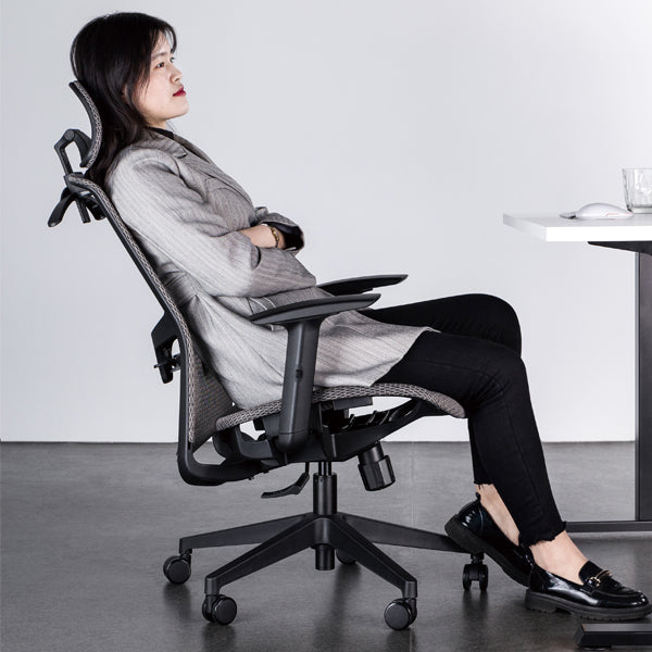 Desky Adjustable High Back Mesh Chair - Desky