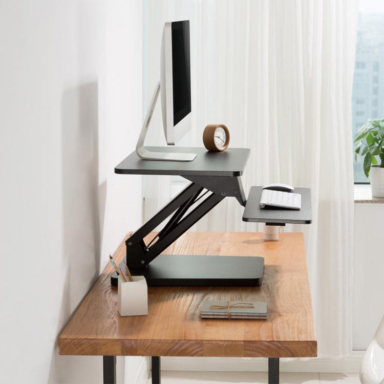 foldable standing desk converter 