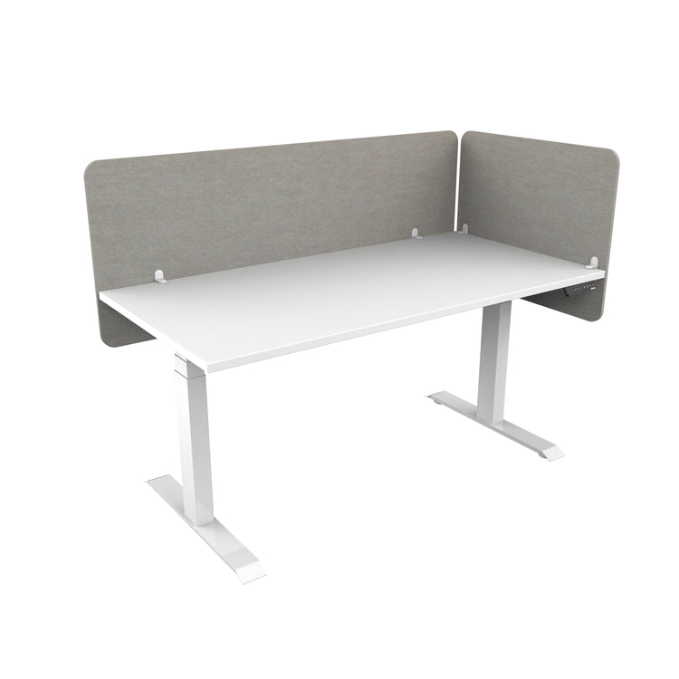 Desky Desk Partition Dividers Warm White small (1200mm) - Desky